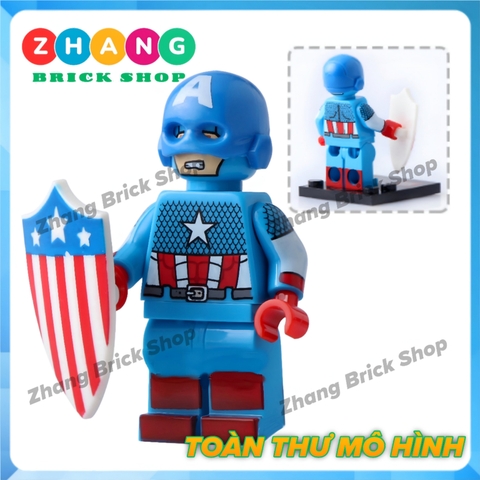 Xếp hình Marvel Spider-Man Wolverine Supergirl Captain America Human Torch Joker Zoom Daredevil Lego Minifigures SY678