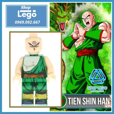 Xếp hình Tien Shin Han Dragon Ball Z 7 viên ngọc rồng Lego Minifigures Kopf KF2021