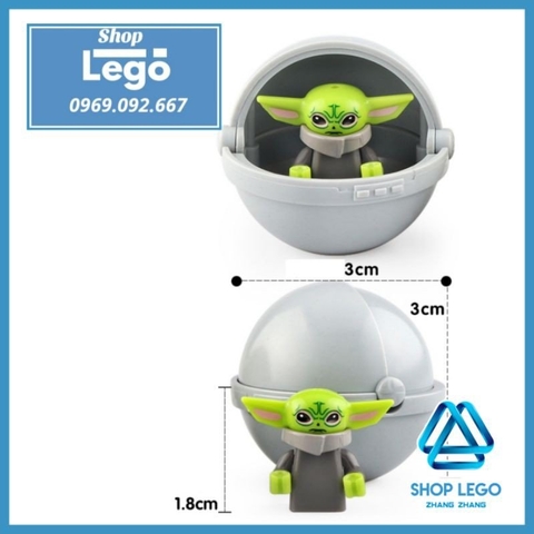 Xếp hình Star Wars Yoda baby Chiến tranh giữa các vì sao Lego Minifigures Koruit KT1039