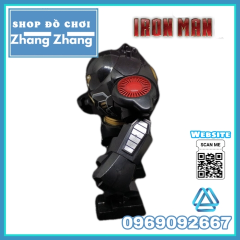Xếp hình Black anti - Hulkbuster Heavy Iron man Siêu anh hùng Marvel  Avengers Bigfigures Lego Minifigures Decool 0313