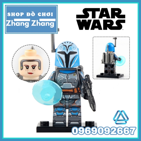 Xếp hình Star Wars Echo - Bo Katan Mandalorian Darth Maul Clone Trooper Lego Minifigures WM6098