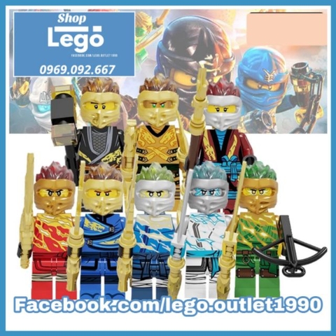 Xếp hình Ninjago : Spinjitsu Slam
mới nhất 2019 Lego Minifigures POGO PG8281