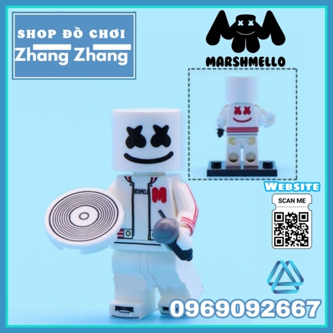 Đồ chơi xếp hình mô phỏng DJ Marshmallow mô hình Minifigures WM6064
