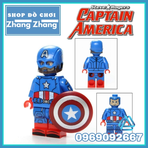 Xếp hình Captain America tuyển tập Siêu anh hùng mới nhất 2019 siêu đẹp siêu rẻ siêu hiếm Lego Minifigures Xinh X0236