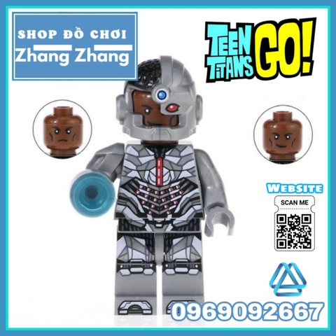 Xếp hình Young Justice League Teen Titans Robin - Cyborg - Beast Boy
- Starfire
- Raven Lego Minifigures Kopf KF6049