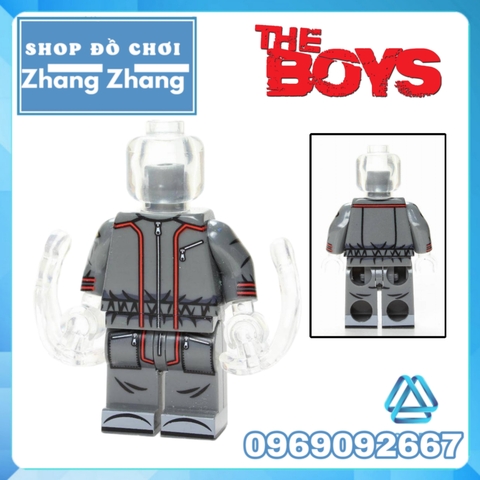 Xếp hình The Boys
Siêu anh hùng Homelander - Starlight - A-Train - Translucent - Black Noir Lego Minifigures Kopf KF6103