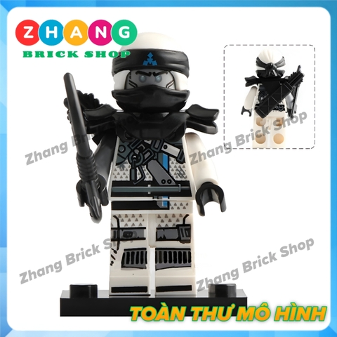 Xếp hình Ninjago Skylor - Jay - Jet Jack - Kai - Zane- Skullbreaker- Muzzle - Cole Lego Minifigures Lele A017 024