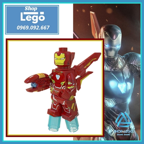 Xếp hình Iron Man MK50 - The Avengers : Endgame  Siêu anh hùng Marvel Lego Minifigures Wm656