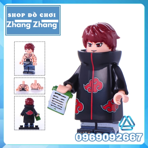 Xếp hình Uchiha Obito - Uzumaki Naruto - Uchiha Sasuke - Hatake Kakashi Sasori Hidan KakuzuPein Lego Minifigures WM6105