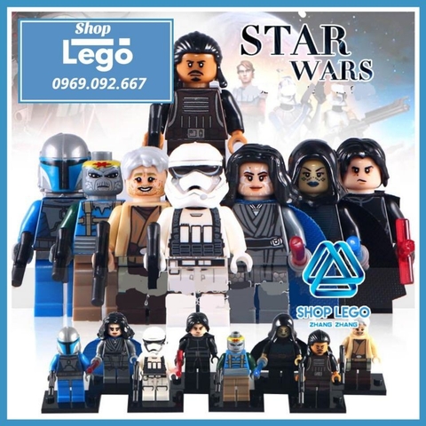 Xếp hình Star Wars Stormtrooper - Kylo - Tasu - Naare - Barriss - Owen - Mandalorian - Turk Lego Minifigures Pogo PG8053