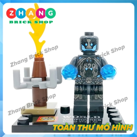 Xếp hình Avengers: Age of Ultron Henchman Ultron Sentry Baron Struker Quick Silver Black Widow Lego Minifigures SY276