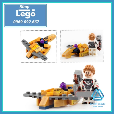 Xếp hình Captain Marvel WarMachine Iron Man Black Widow Hawkeye Thor Ant man Hulk Assemble Lego Minifigures SY SY1320
