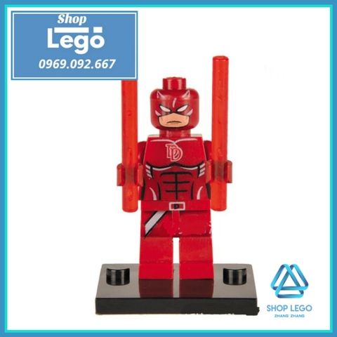 Xếp hình DC Bizarro Supergirl Punisher Task Master Dare Devil Collector Lego MiniFigures Xinh x0104 xinh 164 171