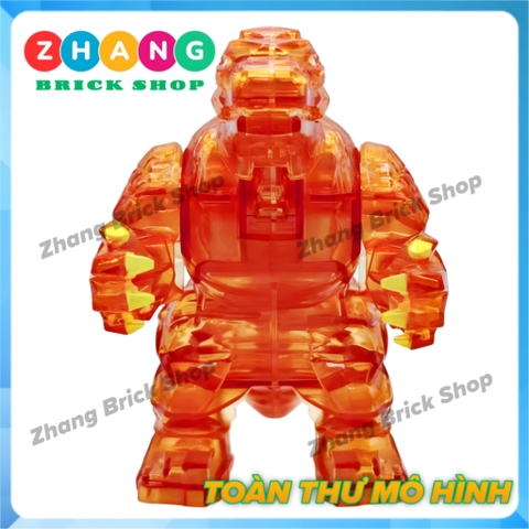 [13cm] Xếp hình Red Lotus Godzilla Đế vương bất tử siêu to Lego Minifigures GXL047