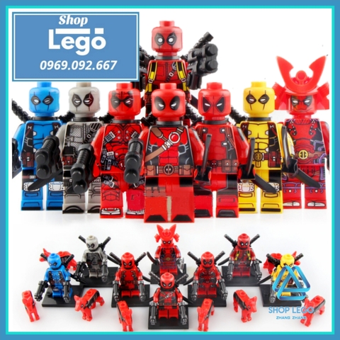 Xếp hình Deadpool siêu anh hùng Marvel Lego Minifigures Koruit KT1030