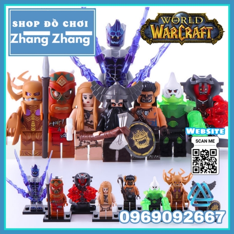 Xếp hình Starcraft Cannibal - Red Snake - Evil Dwarf Sarah Louise Kerrigan Lego Minifigures Xinh X0285