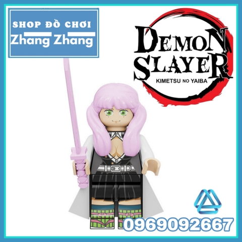 Xếp hình Agatsuma Zenitsu - Tanjiro Nezuko Kamado - Inosuke Hashibira trong Demon Slayer Lego Minifigures POGO PG8292