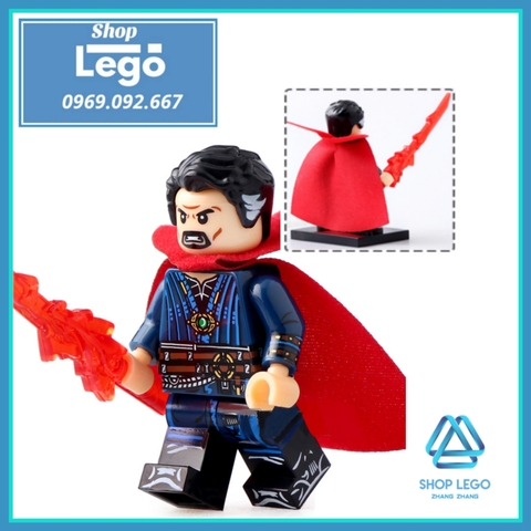 Xếp hình Avengers: Endgame Dr Strange Black Widow Hawkeye Pepper Rocket Raccoon Thor Captain Lego Minifigures Xinh X0256