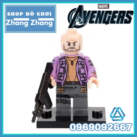 Xếp hình Winter Soldier - Agent 13 - Baron Zemo - US Agent - Batroc - Falcon Battlestar Lego Minifigures Xinh X0313