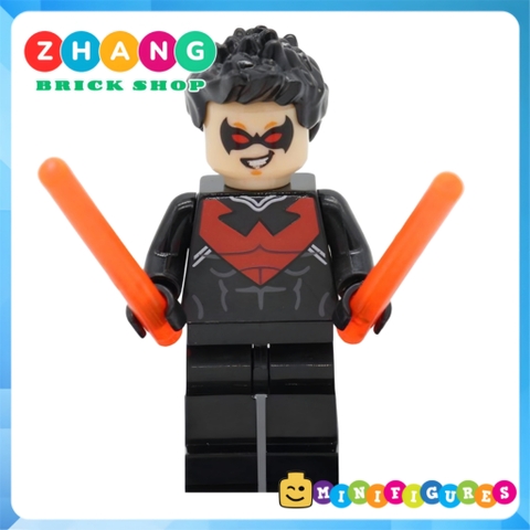 Xếp hình Loki - Robin - Wolverine - shazam - Flash - Nightwing - Venom - Deadpool DC Lego Minifigures Xinh X010 - 018