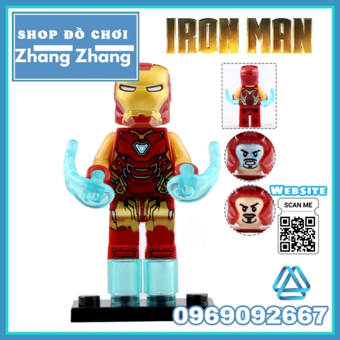 Xếp hình Tuyển tập Iron Man Avengers Endgame MK50 MK85 MK1 MK41 MK5 - Captain Marvel - Outtrider Lego Minifigures WM6055