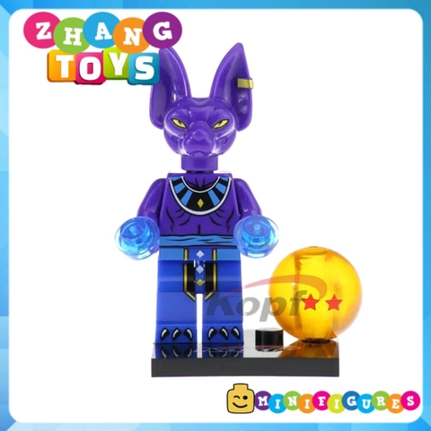 Xếp hình 7 viên ngọc rồng Dragon Ball Zamasu Android 13 Dyspo Kaio Shin Bills Majin Boo Lego Minifigures Kopf KF6036
