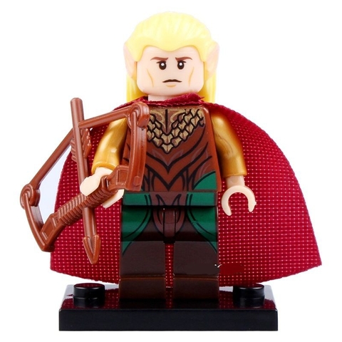 Xếp hình Haldir - Tauriel - Legolas - Mirkwood Elf Chief - Legolas - Elrond Lego Minifigures Pogo PG8027