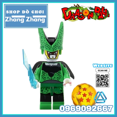 Xếp hình Dragon Ball🐉Songoku Vegeta Bardock Gohan Tien Perfect Cell Majin Buu Bulma Lego Minifigures Kopf KF6030