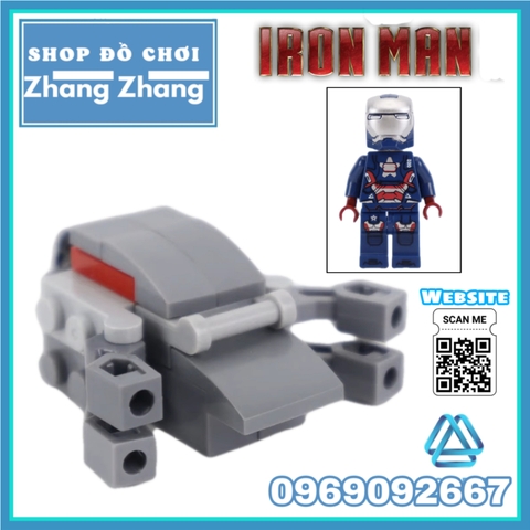 Xếp hình Người sắt Iron Man biến hình Hulkbuster 12in1 Lego Minifigures Elephant JX1162