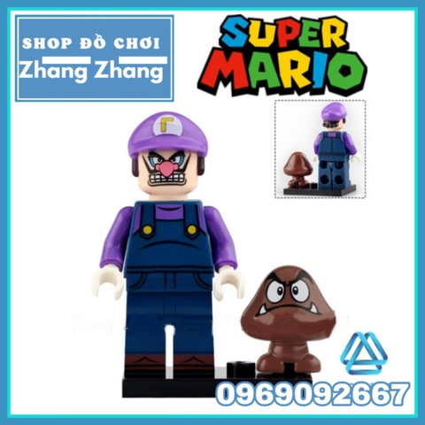 Xếp hình Super Mario nấm lùn mới nhất 2021 Lego Minifigures Kopf KDL805