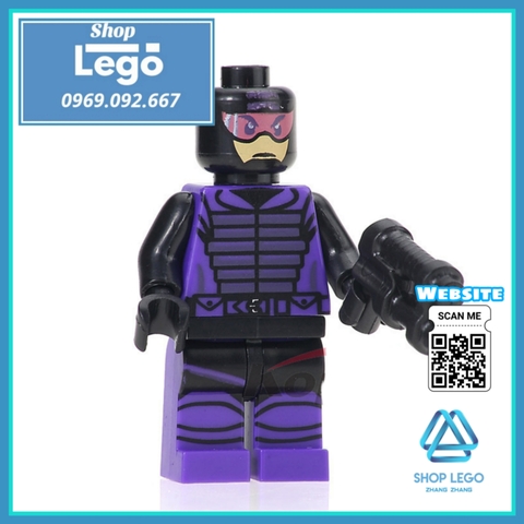 Xếp hình Whiplash - Spider-Girl - Tarantula - Paladin - Ultimate Deadpool Siêu anh hùng Lego Minifigures POGO PG8057