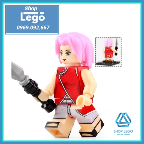 Xếp hình Naruto Boruto Mitsuki Gaara Minato Hashirama Tobirama Sakula Pain Lego Minifigures Kopf Kf6112