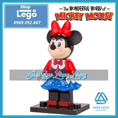 Xếp hình Vịt Donald và chuột micky và thú Ariel Lego Minifigures POGO PG8225