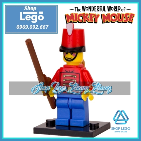 Xếp hình Vịt Donald và chuột micky và thú Ariel Lego Minifigures POGO PG8225