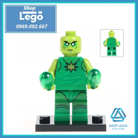 Xếp hình Forge - Domino - Omega Red - Sunfire - Radioactive Man- Pyro- Ripclaw- Union Jack Lego Minifigures POGO PG8082