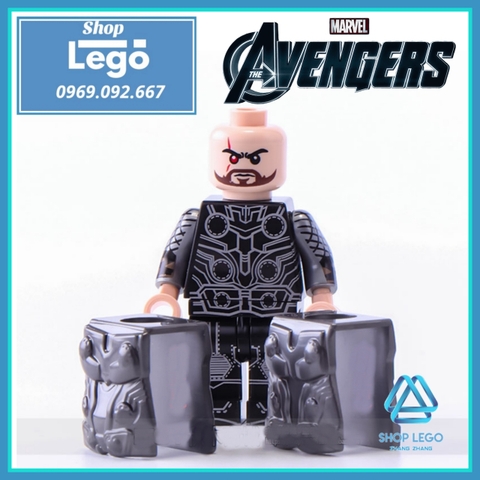 Xếp hình Thần sấm Thor Avengers Endgame mới nhất 2021 trong Marvel Lego Minifigures V001