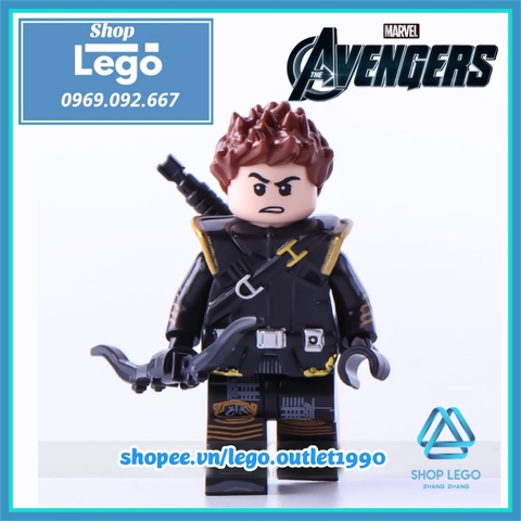 Xếp hình Hawkeye Ronin mới nhất 2021 trong Avengers Endgame Lego Minifigures V002