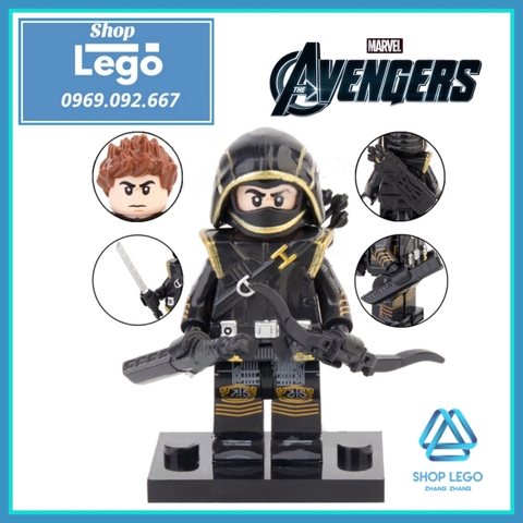 Xếp hình Hawkeye Ronin mới nhất 2021 trong Avengers Endgame Lego Minifigures V002