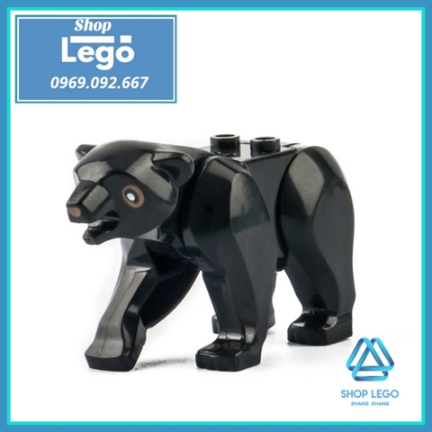 Xếp hình thế giới động vật Báo đốm Hổ vằn Nai sừng tấm bò sữa Lego Minifigures JM001