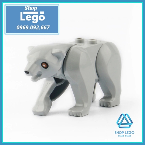 Xếp hình thế giới động vật Báo đốm Hổ vằn Nai sừng tấm bò sữa Lego Minifigures JM001