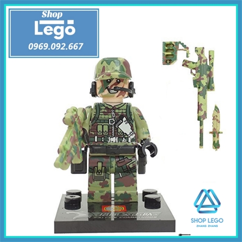 Xếp hình lính đặc nhiệm biệt kích rừng Falcon Columbia Lego Minifigures Sembo SB11101