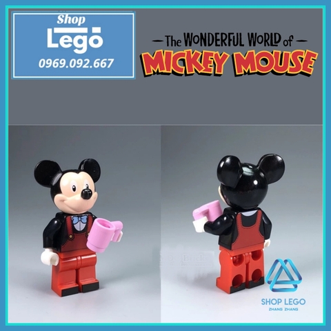 Xếp hình Chuột Micky và vịt Donald trong phim hoạt hình Lego Minifigures Q6584