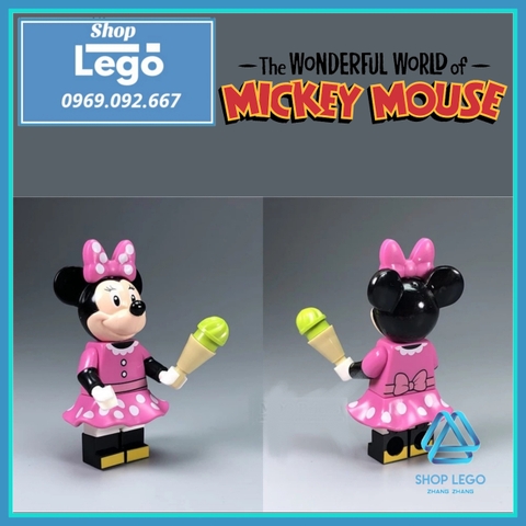 Xếp hình Chuột Micky và vịt Donald trong phim hoạt hình Lego Minifigures Q6584