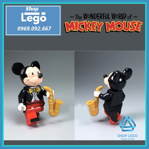 Xếp hình Chuột Micky và vịt Donald trong phim hoạt hình Lego Minifigures Q6584