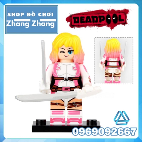 Đồ chơi xếp hình Bộ sưu tập Deadpool X-men X-Force Gwenpool Minifigures Xinh X0302