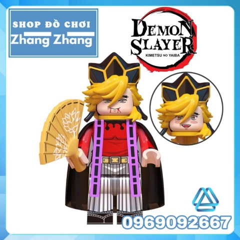 Đồ chơi xếp hình Kimetsu no Yaiba trong Demon Slayer Tanjiro Nezuko Yoriichi Daki Douma Kokushibo Muzan WM6138