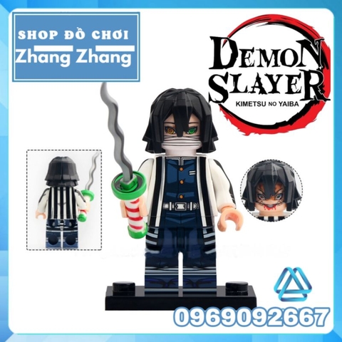 Đồ chơi xếp hình Demon Slayer Kimetsu no Yaiba Thanh gươm diệt quỷ Shinazugawa Genya Minifigures WM6137