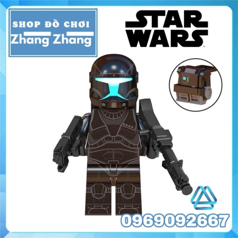 Đồ chơi xếp hình Star Wars Clone Commando Boss Chiến tranh giữa các vì sao Minifigures WM6124