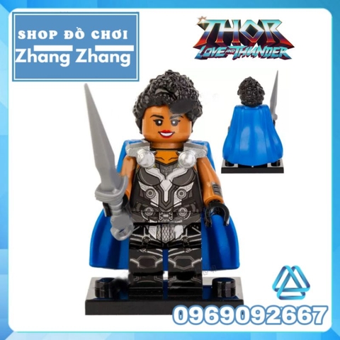 Đồ chơi xếp hình thần sấm Thor love and thunder Valkyrie Jane Foster God-Butcher Beta Ray Bill Minifigures WM6146