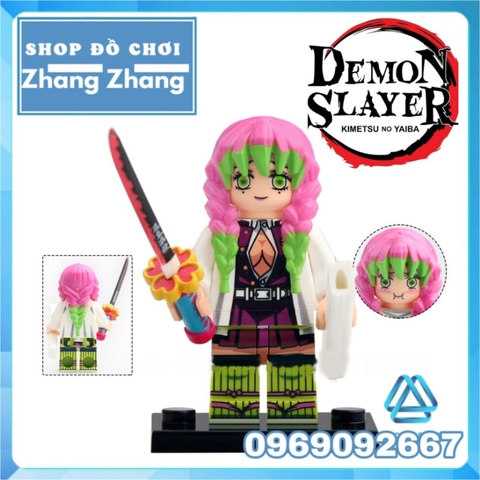 Đồ chơi xếp hình Demon Slayer Kimetsu no Yaiba Thanh gươm diệt quỷ Shinazugawa Genya Minifigures WM6137